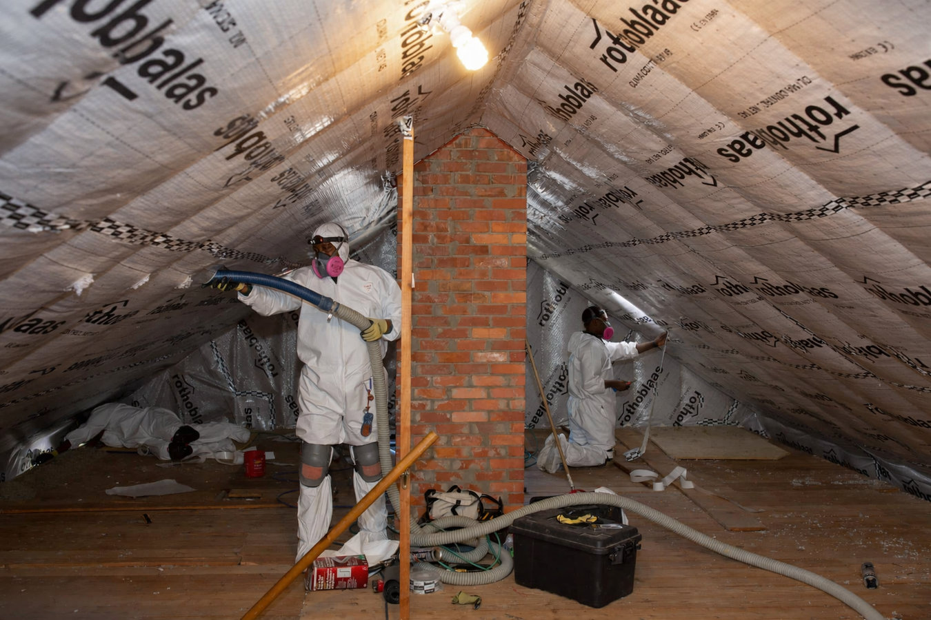 Attic air sealing in Laredo, TX