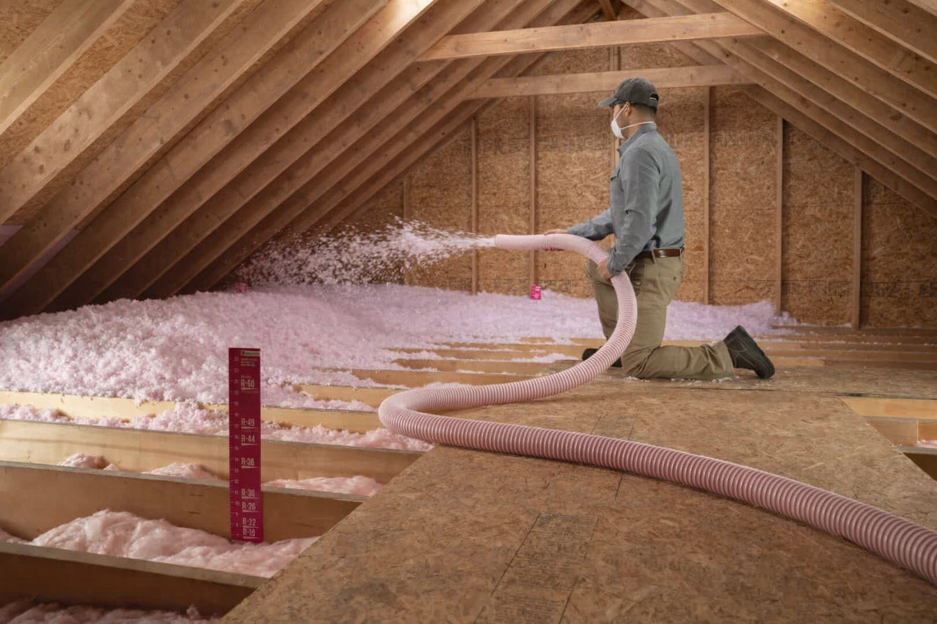 Blown-in insulation in Laredo, TX